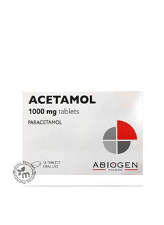 Acetamol Paracetamol 1000Mg Tablets 16S 