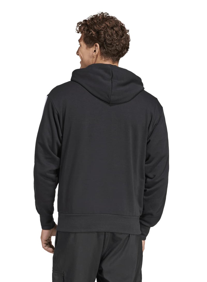 Adidas Essentials Three Stripes French Terry Hoodie - Image 2