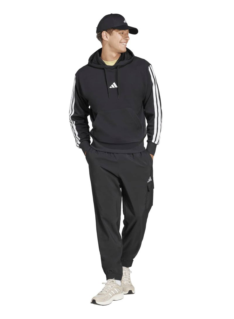Adidas Essentials Three Stripes French Terry Hoodie - Image 4