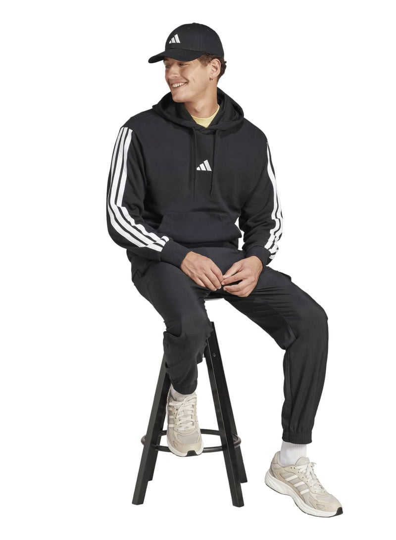 Adidas Essentials Three Stripes French Terry Hoodie - Image 3