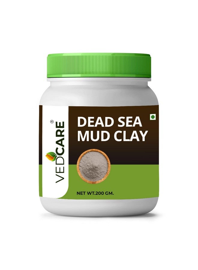 Vedcare 100% Natural Dead Sea Mud Clay for Face Pack, Body & Hair, 200gm - Image 1