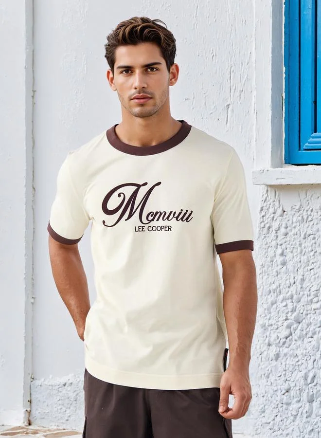 Lee Cooper Lee Cooper Printed T-shirt with Crew Neck