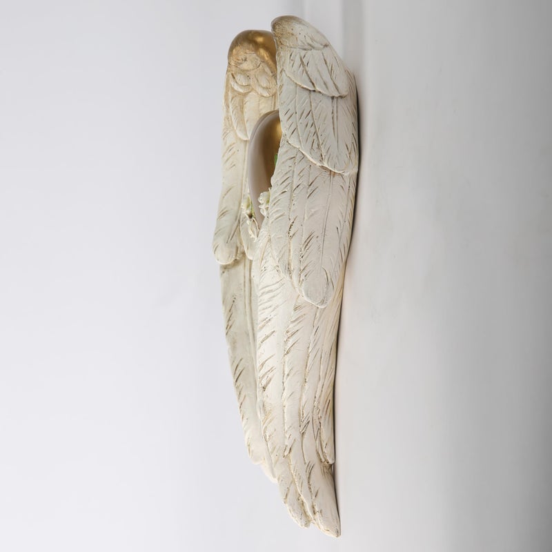 BC BUILDCLASSIC BC Home DÃ©cor Angel Wing DÃ©cor for Wall, Heart and Calla Decorations for Wedding, Guardian and Love sculpture for yourself, Angel Gift for Her, 11.75"H Handmade by Buildclassic - Image 5