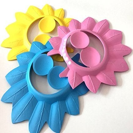 Mezon's Baby Shower Cap Hair Shield Adjustable Hat Bathing Shampoo Visor Cap - Image 2