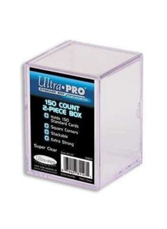 Ultra Pro 81147 2Piece 150 Count Clear Card Storage Box  - Image 3