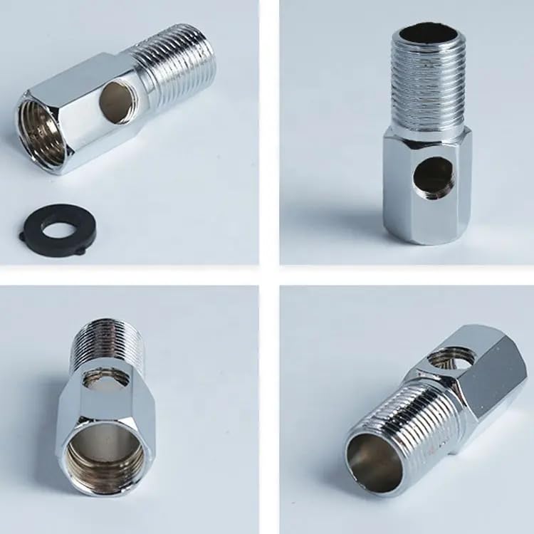 Noir Aqua SS Inlet Diverter valve set with Coupling for All Domestic RO Water Purifiers, 1/4" (6mm) Push Fit Connection, Teflon Tape with 1/4" Pipe, (DV Set) (1/4" Plastic Inlet Stainless Steel Valve) - Image 4