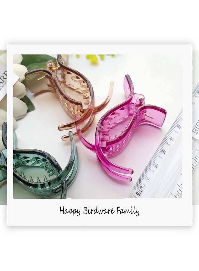 BIRDWARE Plastic Hair Clutch For Women Medium Size Trendy Hair Clip Pack Of 6 Hair Claw ; Hair Clutchers ; Girls - Image 3