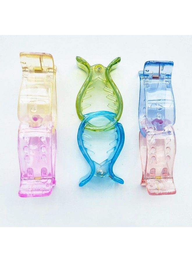 BIRDWARE Plastic Hair Clutch For Women Medium Size Trendy Hair Clip Pack Of 6 Hair Claw ; Hair Clutchers ; Girls - Image 2