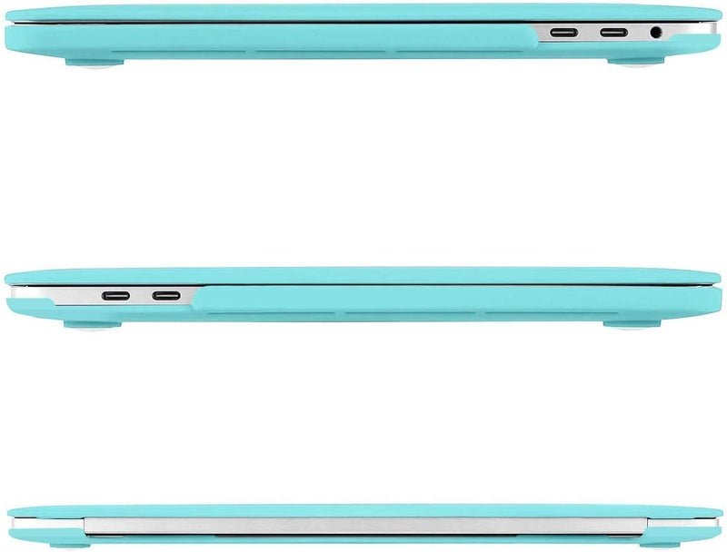 Moca Hard Shell Cover Case for Old MacBook Air 13 13.3 inch A1466 A1369 (2010-2017 Release) MacBook Air Shell Cover Case (Mint) - Image 3