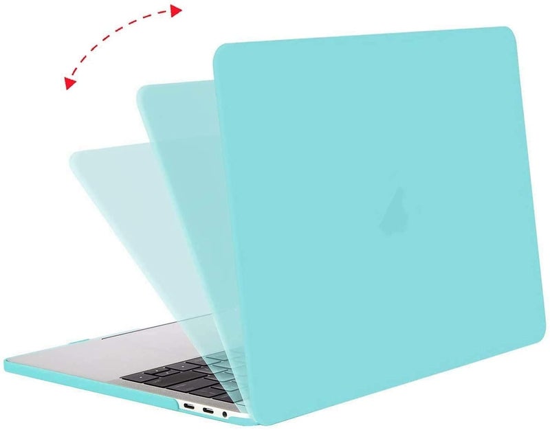 Moca Hard Shell Cover Case for Old MacBook Air 13 13.3 inch A1466 A1369 (2010-2017 Release) MacBook Air Shell Cover Case (Mint) - Image 4