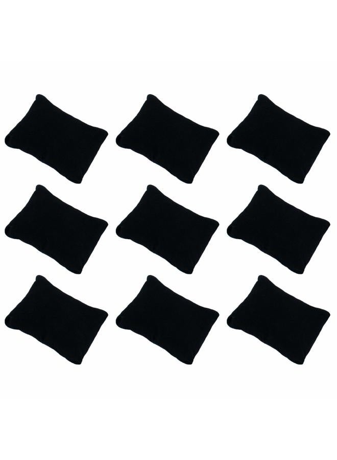 AUEAR , Velvet Bracelet Watch Pillow Black Jewelry Pillows Bangle Cushions Display Stand Set for Box (10 Pcs) - Image 1