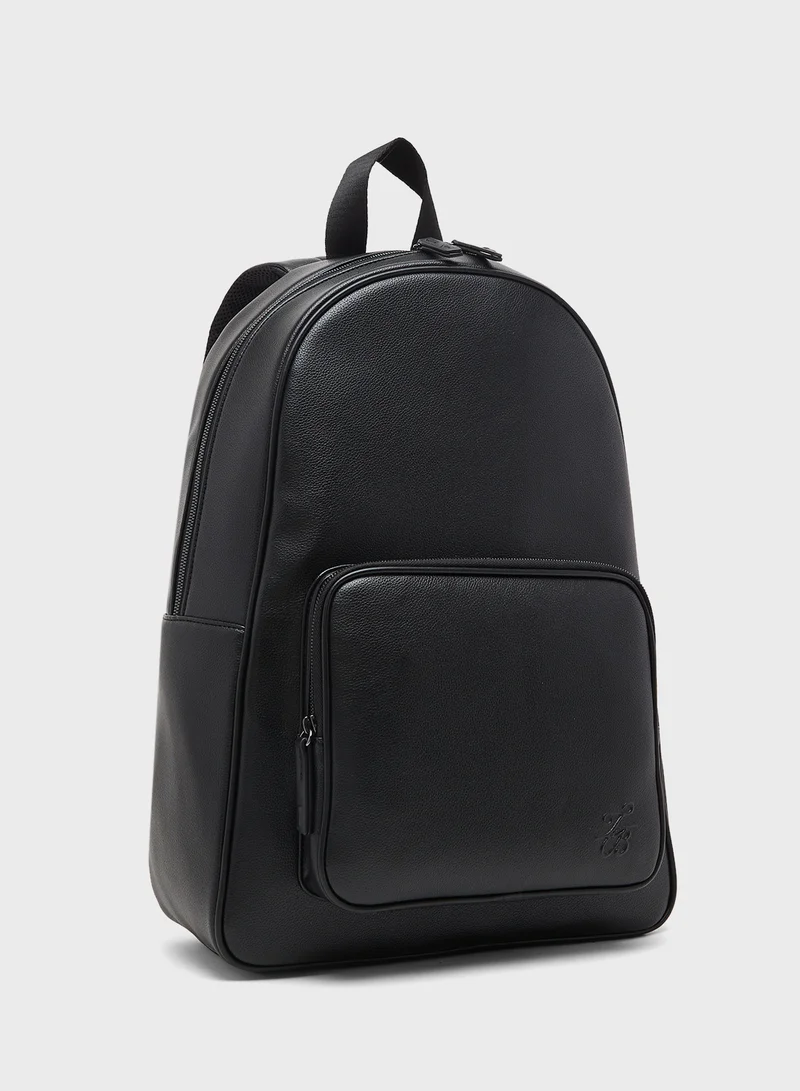 Ted Baker Tairone Pu Tb Script Backpack