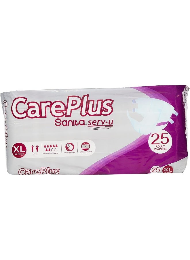 Sanita Sanita Careplus Adult Diaper Extra Large, 25 Counts  - Image 1