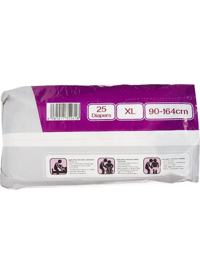 Sanita Sanita Careplus Adult Diaper Extra Large, 25 Counts  - Image 2