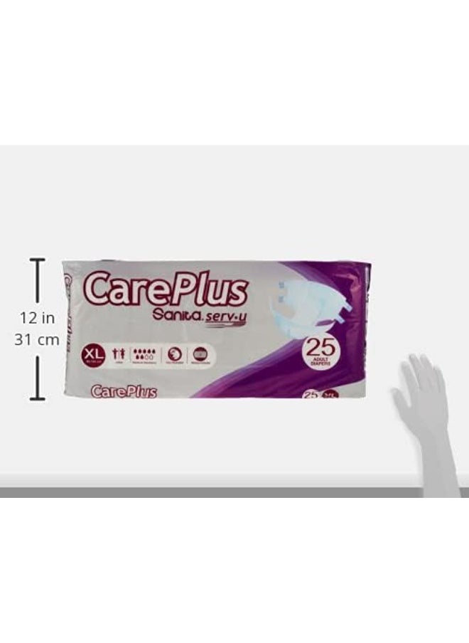Sanita Sanita Careplus Adult Diaper Extra Large, 25 Counts  - Image 3