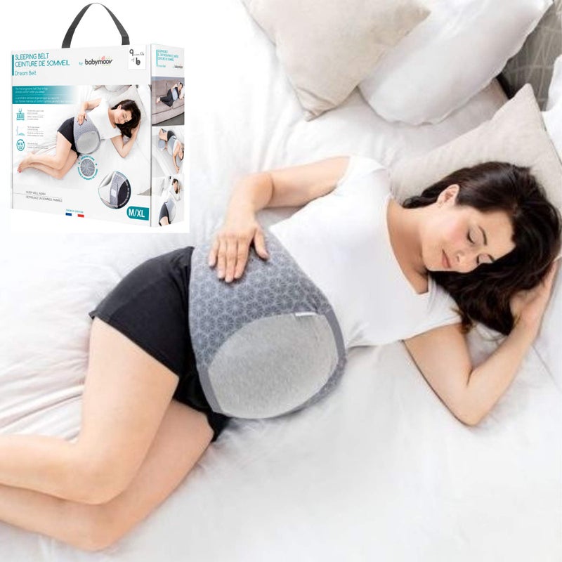 Babymoov Dream Belt Sleep Aid, Maternity Sleep Support & Wedge for Ultimate Comfort during Pregnancy, Large / X-Large, Grey - Image 2