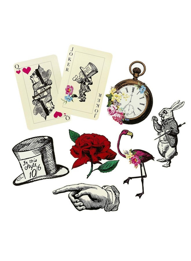 توكينج تيبلز طقم دعائم حفلات ترولي أليس من توكينج تيبلز لحفلات الشاي وديكورات الحفلات العامة، متعدد الألوان - Image 1