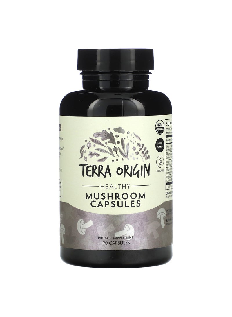Healthy Mushroom Capsules, 90 Capsules