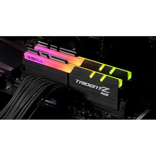 G.SKILL F4-3000C16D-16GTZR 16 GB (8 GB x 2) Trident Z R GB Series DDR4 3000 MHz PC4-24000 CL16 Dual Channel Memory Kit - Black with Full Length RGB LED Light bar - Image 3