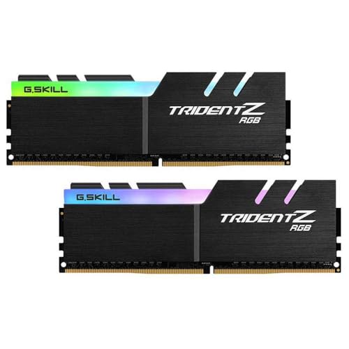G.SKILL F4-3000C16D-16GTZR 16 GB (8 GB x 2) Trident Z R GB Series DDR4 3000 MHz PC4-24000 CL16 Dual Channel Memory Kit - Black with Full Length RGB LED Light bar - Image 1
