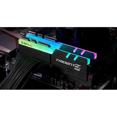 G.SKILL F4-3000C16D-16GTZR 16 GB (8 GB x 2) Trident Z R GB Series DDR4 3000 MHz PC4-24000 CL16 Dual Channel Memory Kit - Black with Full Length RGB LED Light bar - Image 2
