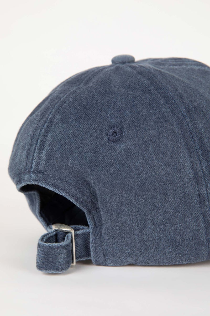 DeFacto Blue Woman Woman Cotton Cap Hat Casual - Image 5