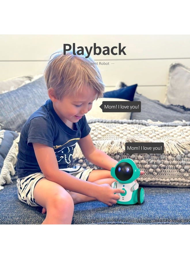 GILOBABY Smart Robot with Touch Sensor, Voice Controlled, Singing & Dancing, Recording & Repeating, Gifts for Kids Age 6+ - Image 2