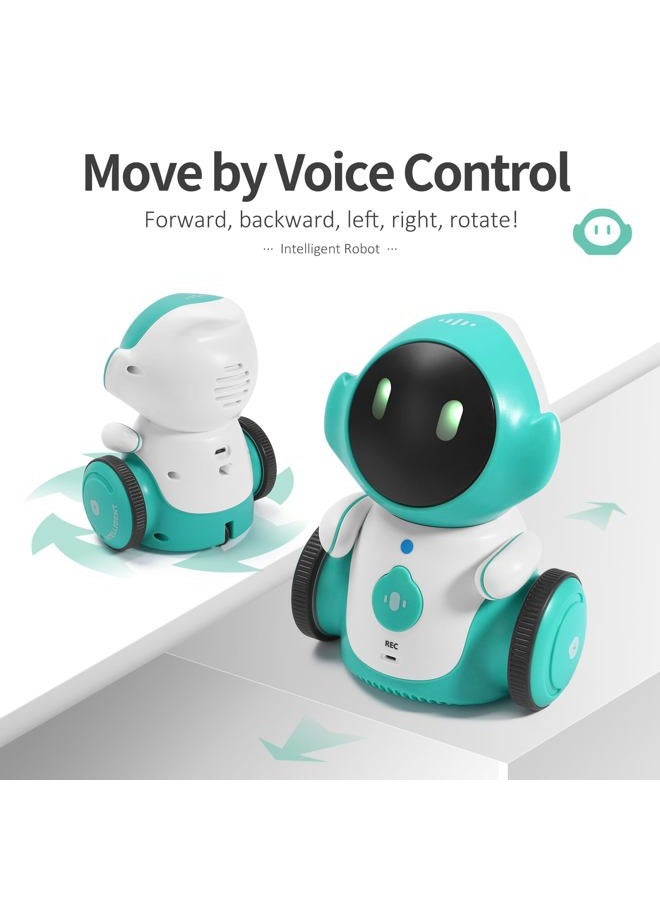 GILOBABY Smart Robot with Touch Sensor, Voice Controlled, Singing & Dancing, Recording & Repeating, Gifts for Kids Age 6+ - Image 4