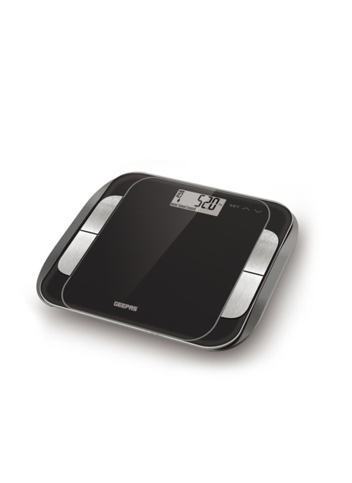 Geepas Gbs46506Uk Body Fat Bathroom Scales - Smart High Accuracy Digital Weighing Scales For Body Weight, Bmi Visceral Body Fat Rating, Muscle Mass, Body Hydration, Water & Bone Mass - 2 Year Warranty - pzsku/ZA0E247E019185EBF54D0Z/45/_/1711536841/deab05a4-5424-43c6-ac7c-a0245497010a