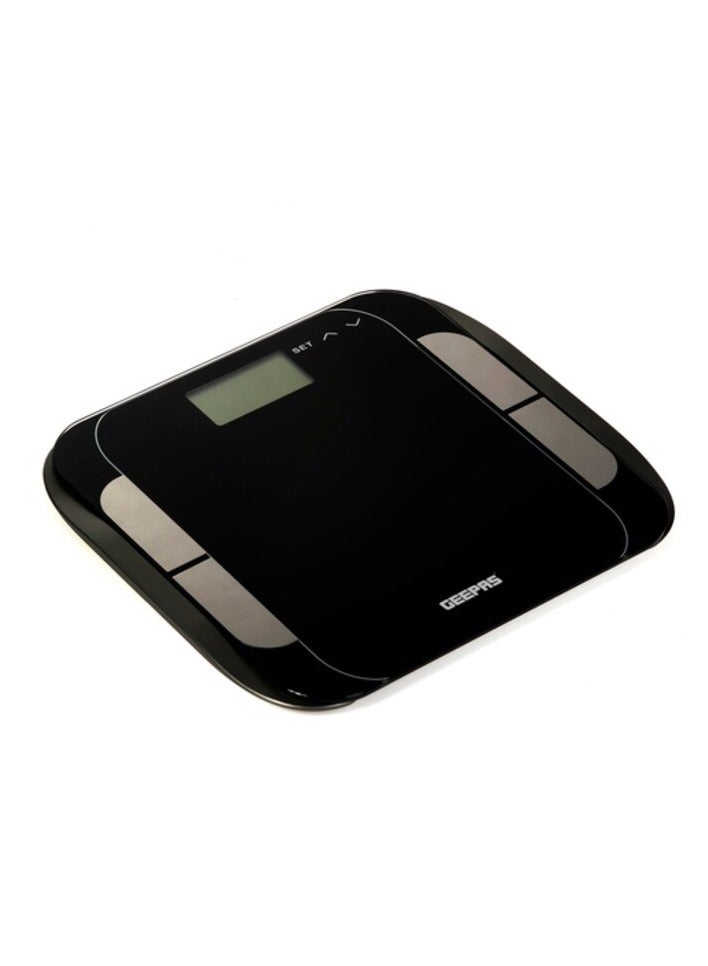 Geepas Gbs46506Uk Body Fat Bathroom Scales - Smart High Accuracy Digital Weighing Scales For Body Weight, Bmi Visceral Body Fat Rating, Muscle Mass, Body Hydration, Water & Bone Mass - 2 Year Warranty - Image 2