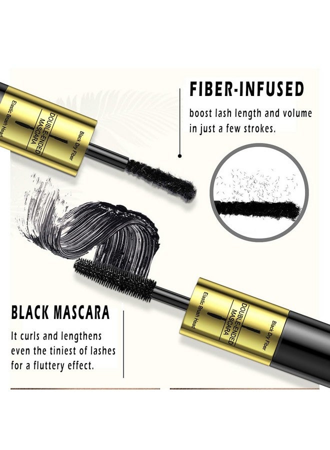 Linble Fiber-infused Mascara, Black Tiny Fibers included Mascara to Extend and Elongate Eyelash, for Maximum Volume and Curl Effect by “Linble” - Image 2
