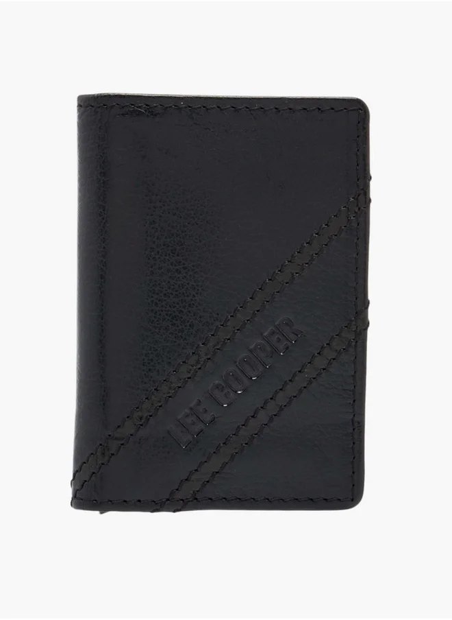 Lee Cooper Men's Solid Bi-Fold Cardholder