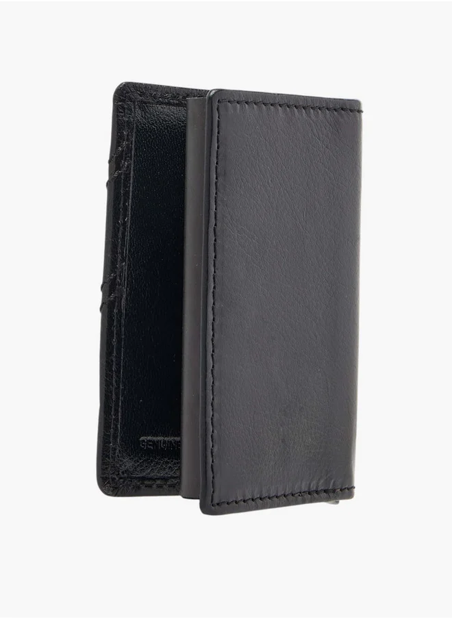 Lee Cooper Men's Solid Bi-Fold Cardholder