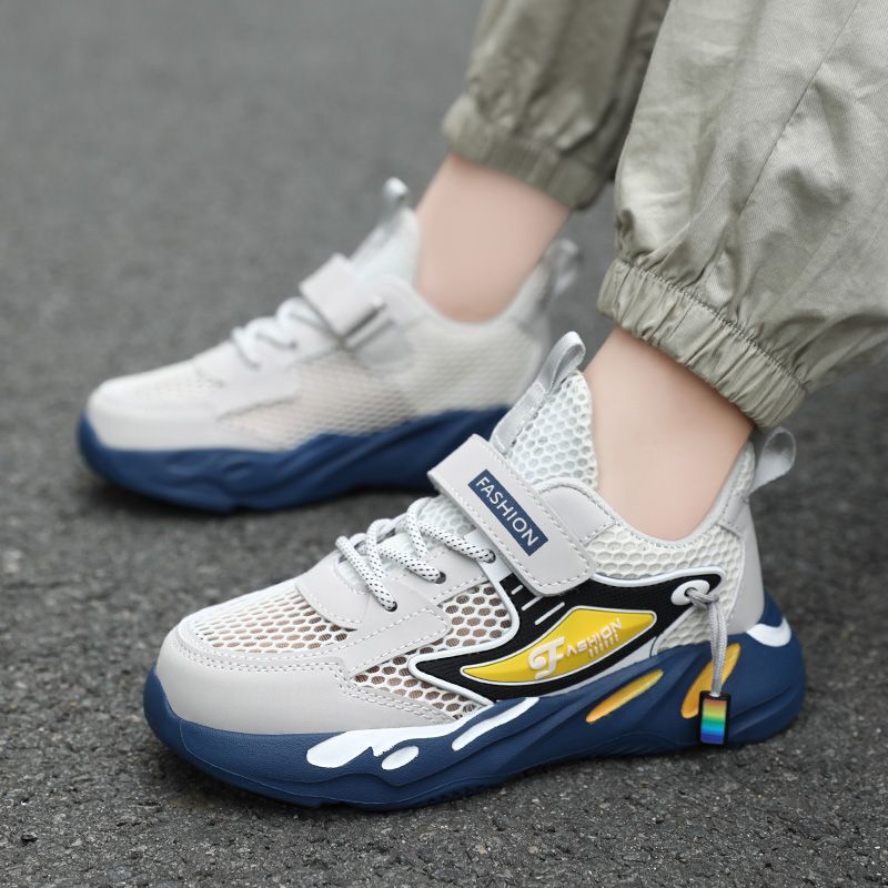 Mesh Sneakers Lightweight Flexible Sole Walking Shoes For Kids Indoor And Outdoor Activities - Image 1
