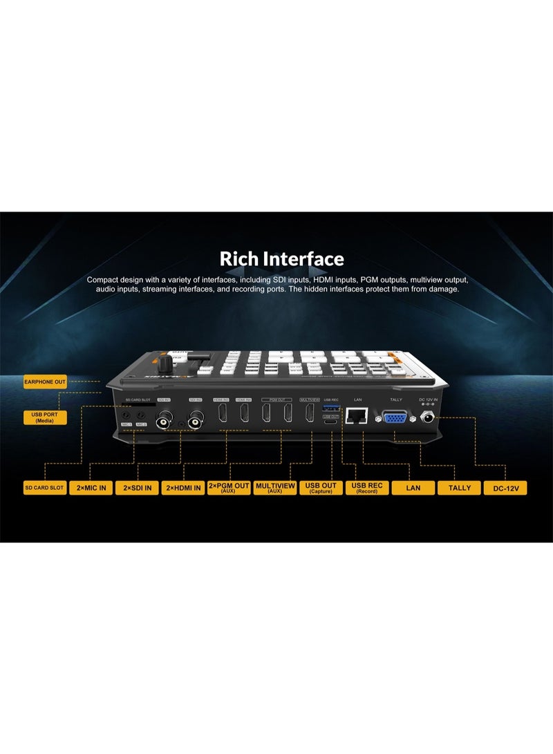 AVMATRIX SHARK S4 4-CH SDI/HDMI VIDEO SWITCHER - Image 5