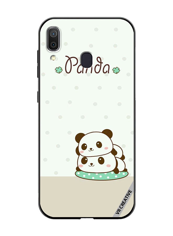 VR CREATIVE Protective Case Cover For Samsung Galaxy A30 Panda Design Multicolour - Image 1