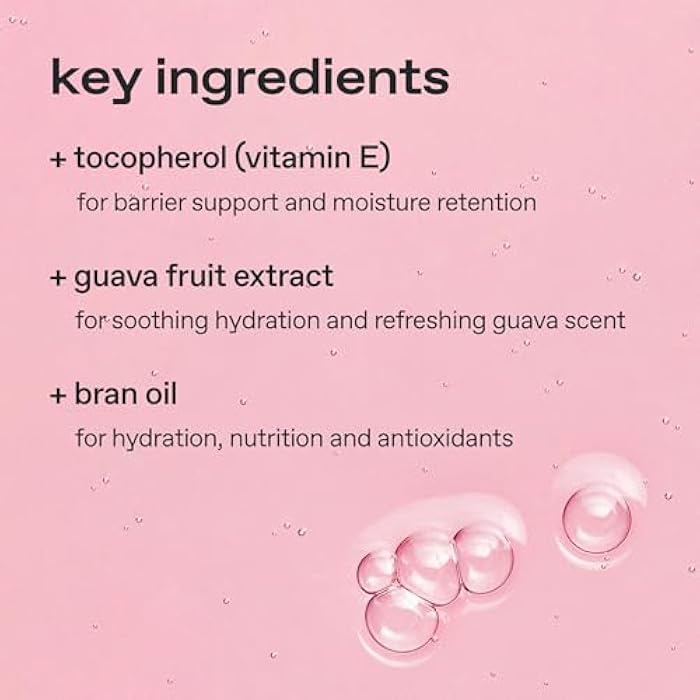 glow guava facial cleanser | oil‑gel hybrid all‑in‑one cleanser | hypoallergenic | deep cleanse with guava extract & botanical oils | lightweight micellar texture for smooth skin | 6.4 fl oz - Image 4