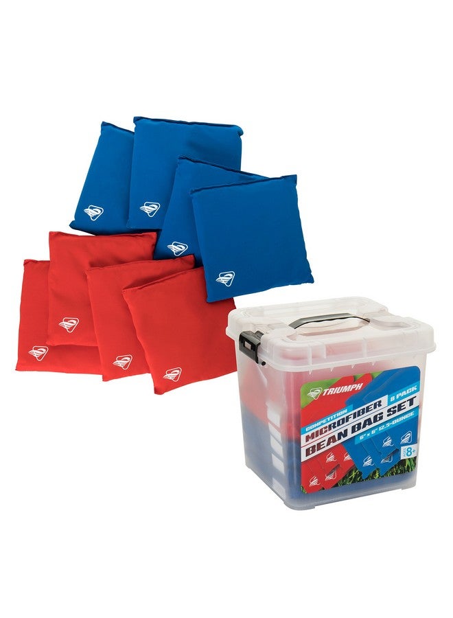 TRIUMPH SPORTS USA Classic Cornhole Bags - Includes Eight 12.5oz Cornhole Bags and Carry Tub - Image 1