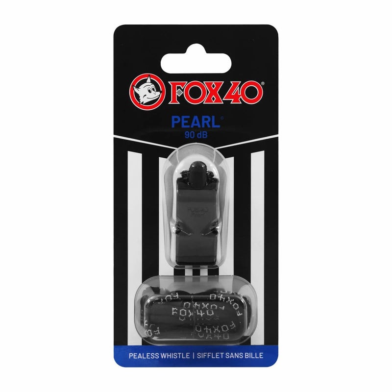 Fox 40 Pearl Official Whistle (Black) - Image 1