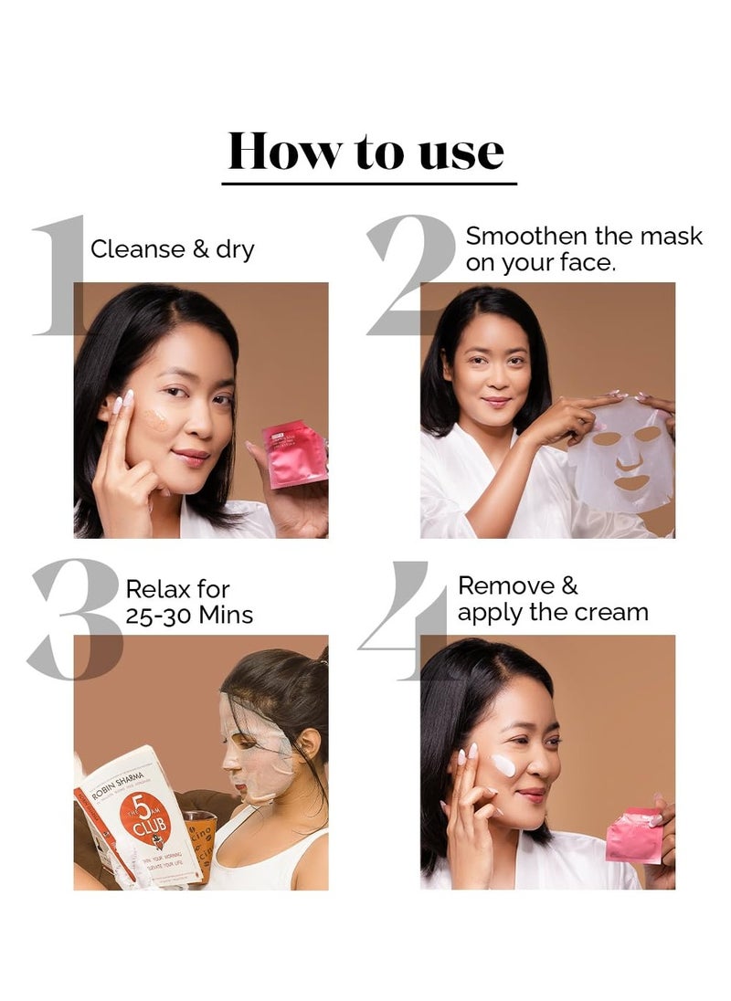 LuxaDerme 3 Step Facial Kit | Revive & Radiate | For Glowing and Smooth Skin | Korean Facial Kit (Pack of 1) 50 gram