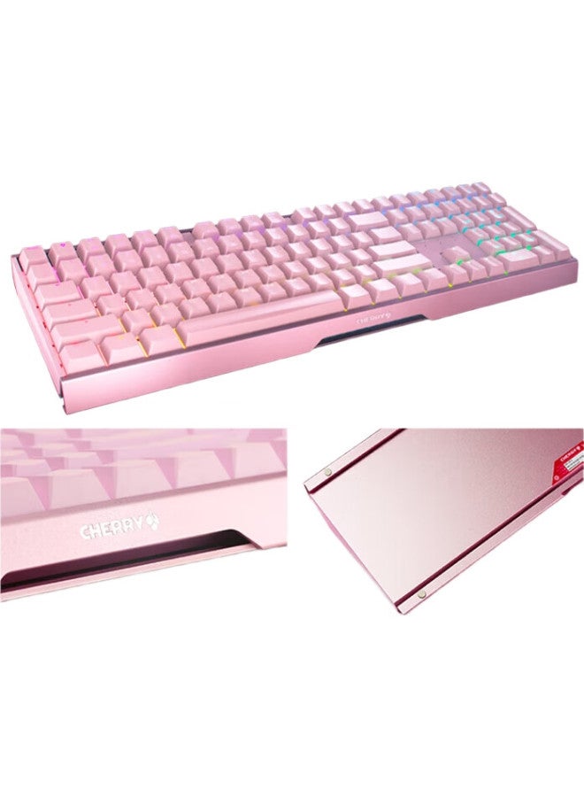 Cherry Mx3.0S Mechanical Keyboard, Gaming Keyboard, E-Sports Keyboard, Office Computer Keyboard, Side-Engraved Keycaps, Alloy Shell, Cherry Steel-Free Structure, Black Jade Switches - Image 3