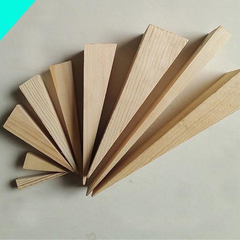 10 PCS Door Stop Sturdy Door Practical Triangular Wedges Heavy Duty Door Wood Household Door Holder for Home Store Use Size S - Image 5