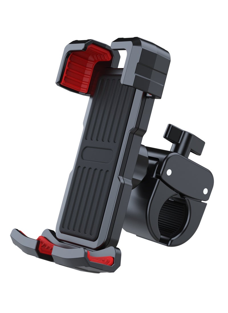 Cuken Bicycle Cell Phone Mount Phone Holder for Bike and Motorcycle Phone Mount Bicycle Cell Phone Mount Cycling Phone Mounts Clamp for Handlebar  - Image 2