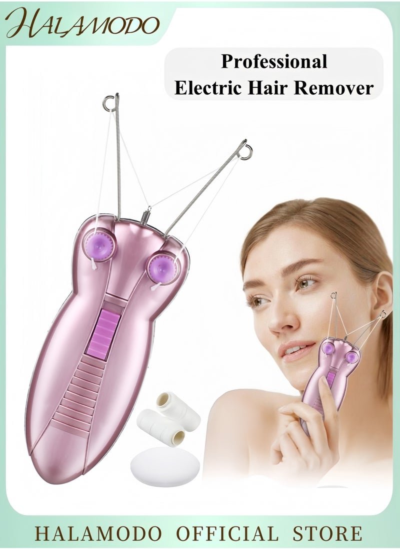 Generic Electric Cotton Thread Hair Remover Facial Hair Removal Device Multi-Function Hair Removal Set Safe Gentle for Full Body Use  - Image 1