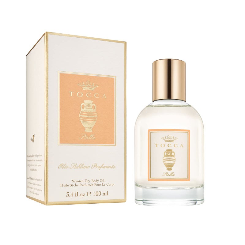 Tocca Stella Scented Dry Body Oil, 3.4 Fl Oz - Olio Sublime Profumato Body Fragrance Featuring Blood Orange, Freesia & Spicy Lily - Image 1
