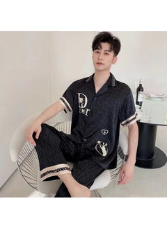 2023 Silk-Like Couple Pajama SetDIR love rabbit couple short long male DIR love rabbit couple short long male