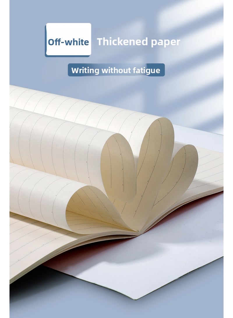 4-Pack A5 Notebooks, Wide Ruled Paper - 76 Pages/Book, 4 Assorted Colors - for School, College, Office & Home Use - Bulk Journals for Note-Taking, Writing - Image 3