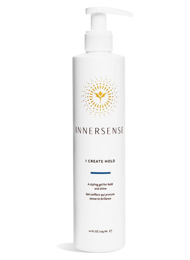 INNERSENSE Organic Beauty - Natural I Create Hold Styling Gel | Non-Toxic, Cruelty-Free, Clean Haircare (Full Size, 10 fl oz | 295 ml)