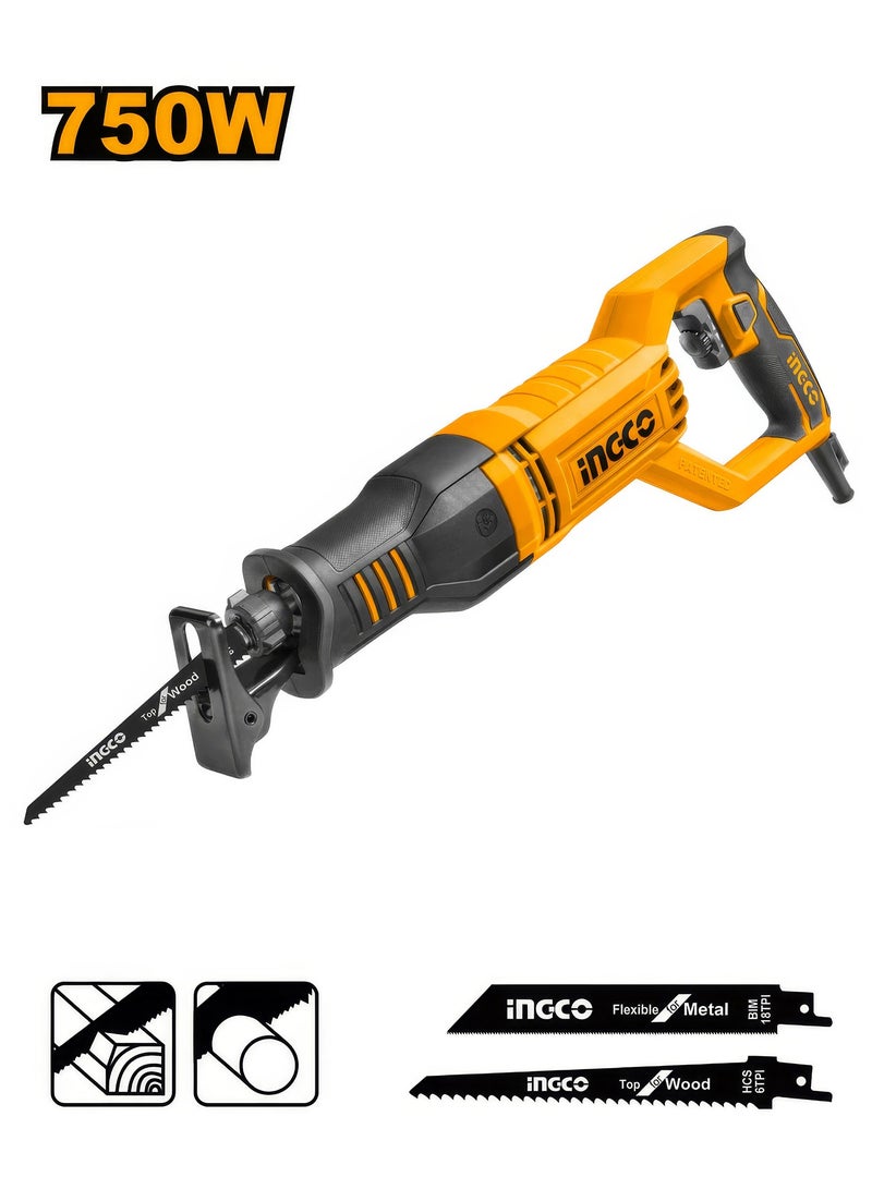 INGCO Industrial Grade Reciprocating Saw 750 Watts - Image 1