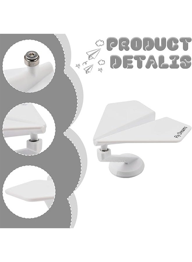 Funny Airplane Car Dashboard Decoration, Swinging Airplane Ornament for Stress Relief, Unique Dashboard Ornament for Car Interior Decoration Accessories (White) - Image 3